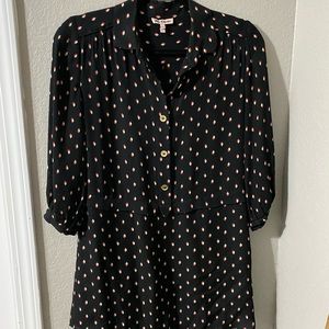 Silk dress perfect for fall.